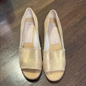 Jack Rogers Elegant Gold Women's Slip-On Shoes